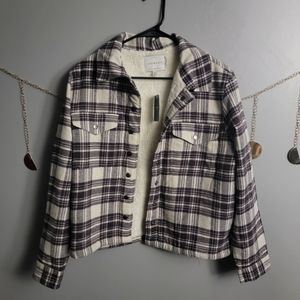 Lucky Brand Sherpa Flannel
